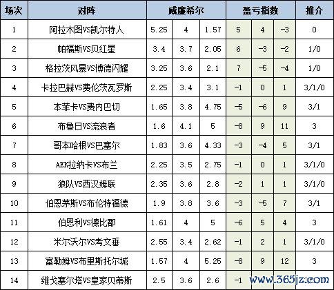 盈亏指数
